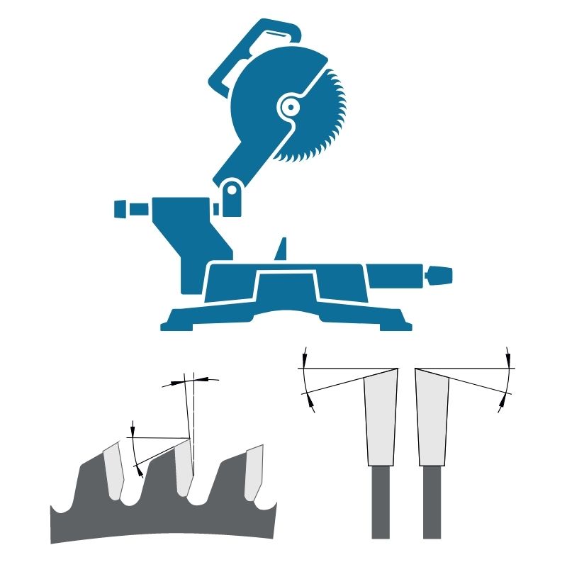 HM Kapp - Kreissägeblätter Wechselzahn neg.
