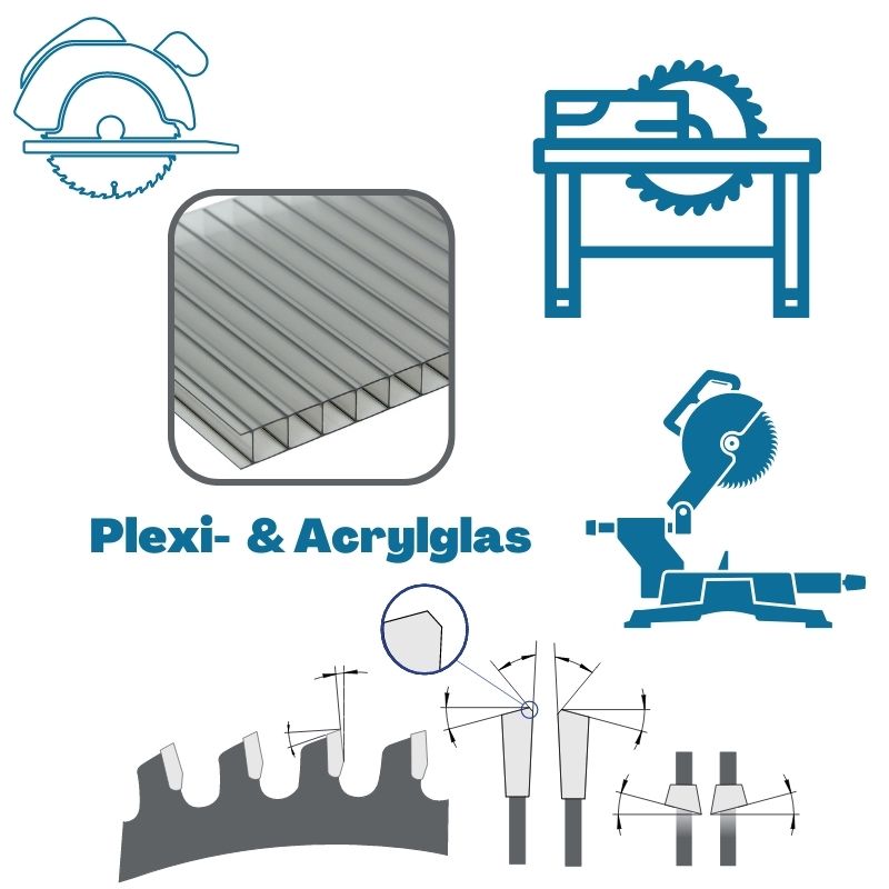 HM Kunststoff-Profil - Kreissägeblätter